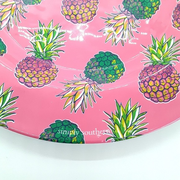 NWT Simply Southern Pineapple Dinnerware Set - Picture 7 of 8